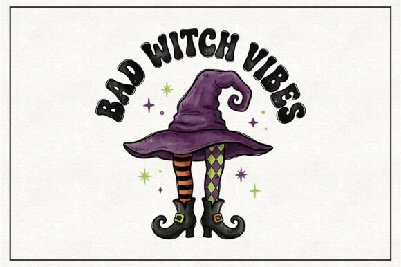 Bad Witch Vibes Sublimation: High-Quality, Ready-to-Use Designs for Creative Makers