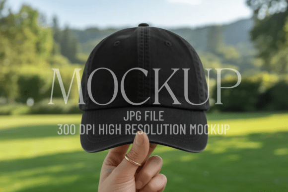 Black Printful Hat Mockup: A Clean, Minimal Option for Professional Design Presentation