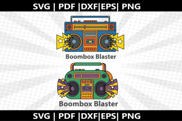 Boombox Blaster SVG Cricut Cut File: A Powerful Tool for Creative Crafting