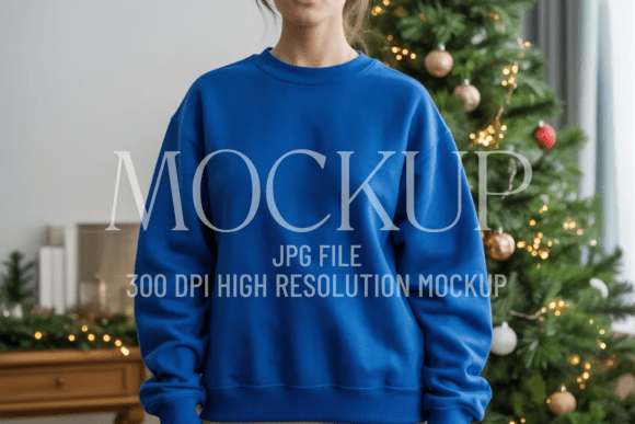 Christmas Crewneck Mockup