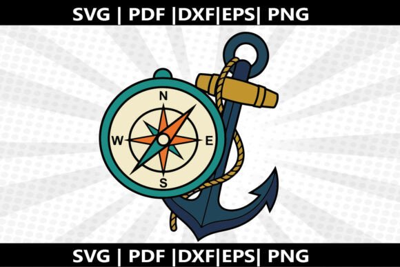 Compass Anchor SVG Cricut Cut File: Your All-in-One Creative Catalyst for Crafters