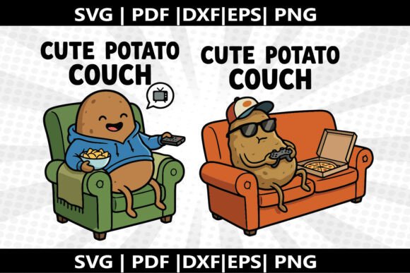 Creating Stunning Crafts with the Potato Couch SVG Cricut Cut File