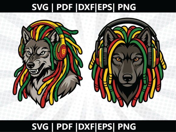 Creating Stunning Crafts with the Rasta Wolf SVG Cricut Cut File
