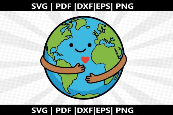 Earth Hug SVG Cricut Cut File: A Versatile Tool for Creative Crafting