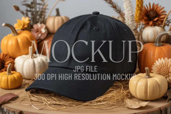 Fall Hat Mockup