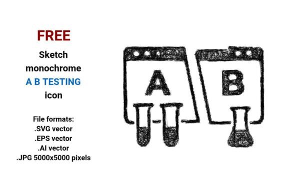 FREE Sketch A/B Testing Icon: A Versatile Design Resource for Modern UI Needs