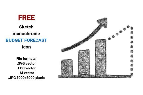 Free Sketch Budget Forecast Icon