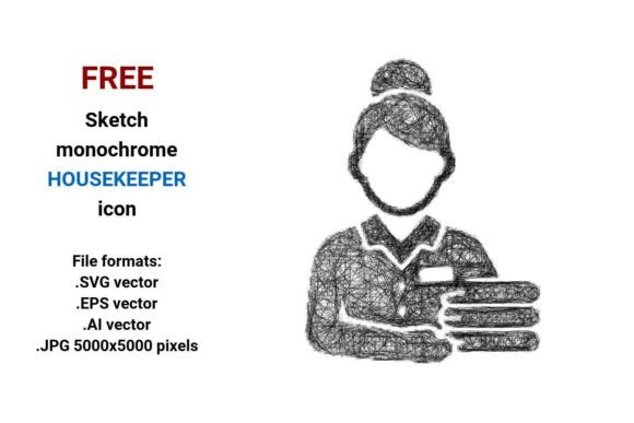 FREE Sketch Housekeeper Icon: A Versatile Resource for Designers and Developers