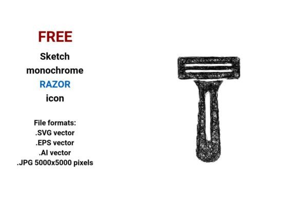 FREE Sketch Razor Icon: A Versatile Design Asset for Modern Projects