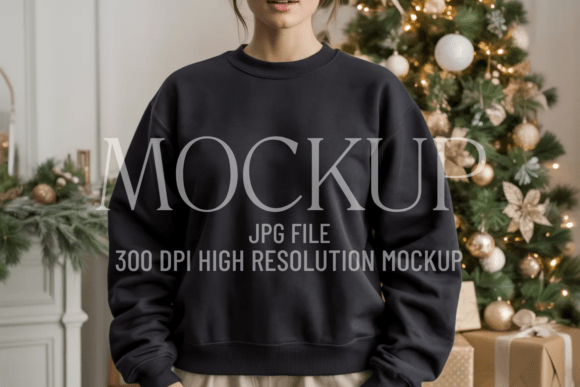 Gildan 18000 Black Mockup: A Modern Tool for Professional Design Presentation