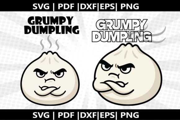 Grumpy Dumpling SVG Cricut Cut File: A Creative Powerhouse for Modern Crafters