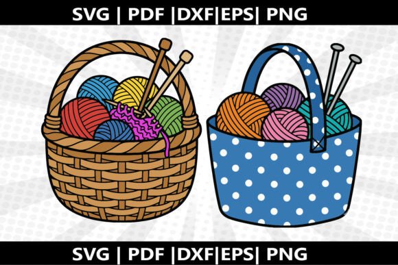 Knitting Basket SVG Cricut Cut File S: A Versatile Tool for Creative Crafting