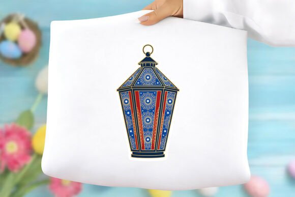 Patriotic Decorative Lantern USA PNG