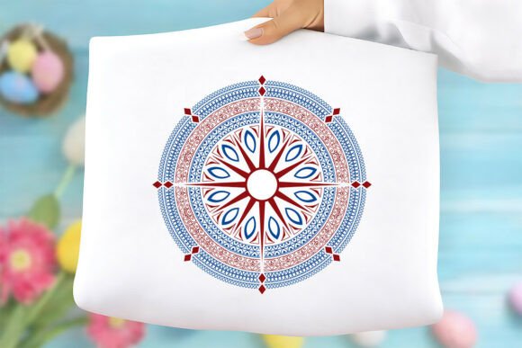 Patriotic Mandala Circle PNG: A Versatile Design for Creative Projects