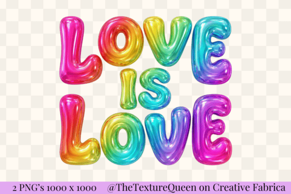 Pride Clipart - Love is Love PNG