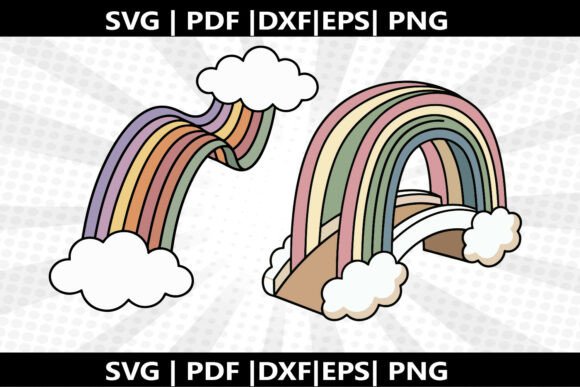 Rainbow Bridge SVG Cricut Cut File