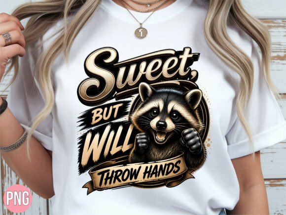 Sweet but Throw Hands PNG Shirt T-shirt: A Versatile Digital Design for Creative Professionals