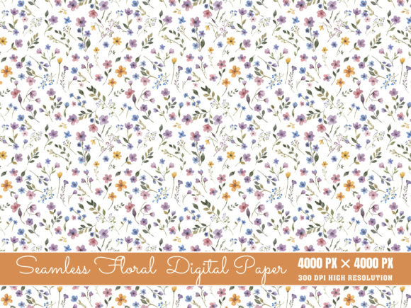 Tiny Meadow Floral Pattern