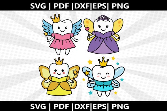 Unlock Creative Potential with Tooth Fairy SVG Cricut Cut File
