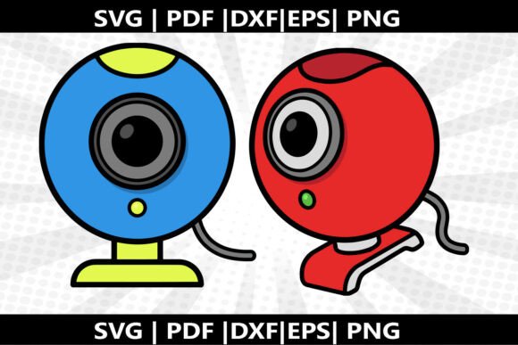 Webcam Eye SVG Cricut Cut File S